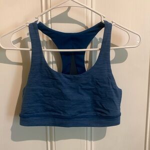 LIKE NEW Lululemon sports bra- Mesh Racerback, Marine Blue, Size 6